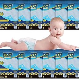 Dr C (10X12 Packs=120 Sheets) Disposable Baby Underpad Bed Pad Changing Mat Pad Liners for Newborn Baby Kids with 4 Non Slip Tape– Leak Proof Hypoallergenic Soft Superior Absorbency Underpad 60x90cm-image-18