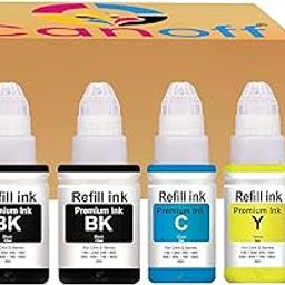 GI 790 Ink Refill for Canon PIXMA G1000, G1010, G1100, G2000, G2002, G2010, G2012, G2100, G3000, G3010, G3012, G3100 Printers Ink | Perfect Compatibility (2Black, Cyan, Yellow and Magenta)-0