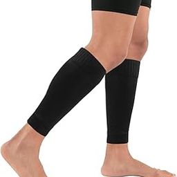 Optifit® Calf Compression Sleeve, Sports Leg Compression Socks for Shin Splint, Varicose Vein and Calf Pain Relief, Leg Warmers Calf Thigh Compression Sleeves For Basketball, Football (One size)-5