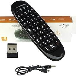 MT-VIKI Mini Air Mouse C120 2.4G Wireless Remote Combo Built-in 6 Axis for PC Tv Box/X360/PS3 Motion Sensing Gamer Devices Premium-image-79