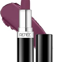 RENEE Stunner Matte Lipstick - Your Highness 4gm - Intense Color Pay Off, Full Coverage Long Lasting Weightless Velvety Formula with One Swipe Application - Enriched with Vitamin E & Hyaluronic Acid-image-18
