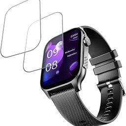 DVTECH® Smartwatch Screen Protector Compatible with boAt Ultima Ember Scratch resistance (Flexible Screen Protector) (Pack of 02)-image-73