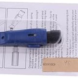 Portable Coax Coaxial Cable Wire Cutter Stripper for RG59 RG6 Stripping Tool Blue-29