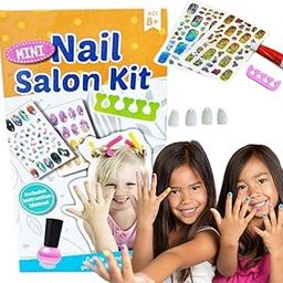 Estilo Nail Art Salon Kit | Nail Art Kit for Kids | Pretend Play Toy for Girls | Best Gift for Girls 6+ | Set of Artificial Nails-image-32