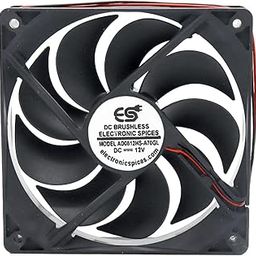 Electronic Spices 12025 4.75inch (120x120x25mm) Brushless 12v Dc Exhausts Cooling Fan Single Piece-image-39