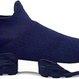Men's Knitted Material Casual Sports Pull-On Light Weight Walking Shoes.-image-31