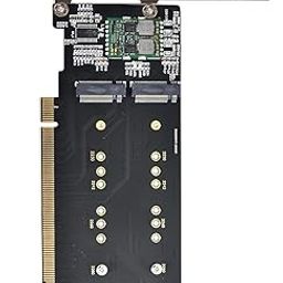 Chenyang M.2 NVME Gen 3.0 Adapter M.2 NVME AHCI X4 to PCIE Express 3.0 Gen3 X16 Raid Card VROC Raid0 Hyper Adapter-image-5