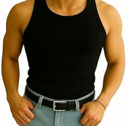 Rockwell Men’s Premium Cotton Vest – Sleeveless Gym Undershirt | Breathable, Stretchable & Skin-Friendly Innerwear for Everyday Comfort |002-image-60