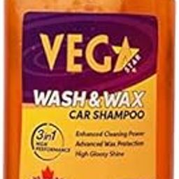 VEGASTAR WASH&WAX CAR SHAMPOO 500 ML pH Neutral Formula For Safe, Spot Free Cleaning - Honey Thick, Luxurious Suds That Always Rinses Clean , Wont Scratch or Leave Water Spots, ORANGE FRAGRANCE MORE THAN 120 WASH-image-60