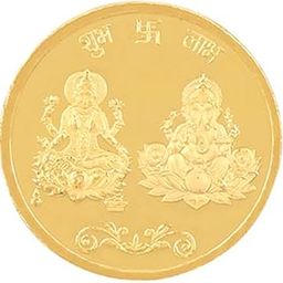 22k (916) Yellow Gold Laxmi Ganesh Coin-image-59