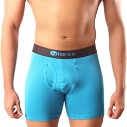 Men's Cotton Regular Fit Solid Mid Rise Trunks, Comfortable Breathable Ultrasoft Waistband Underwear Brief-13