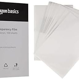Amazon Basics OHP Film A4 Size |100 Microns |Transparency Film |Vibrant Colors Printing (Pack of 100 Sheets)-25