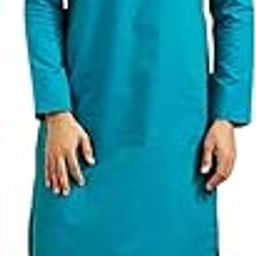 Men's Cotton Blend Self Design Kurta Set (2pcs)-image-97