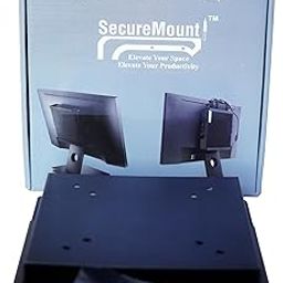 SecureMount VESA Mounting Kit Compatible with Intel NUC / Wyse PC ( All Brand ) | VESA Adapter Bracket to Attach Computer to The Back of a Monitor-18
