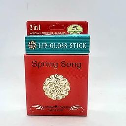 Queenkong™ Spring song compact powder & Lip gloss 2in1 - Thailand Product Pack of 1-15g (Shade 02 - Pink Rose) Imported Product for Women | for Men | for girls | for boys |-image-107