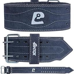 FitBox Sports Pro Weightlifting Belt – Suede Leather Gym Belt for Heavy Lifting, Squats, Deadlifts – Strong Back Support & Double-Prong Buckle-image-40