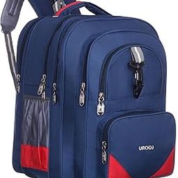 45 Liters, 43 cms School Bag Class 5-12 Large 7 partition Laptop Collage Office Travel Backpack Unisex (Dark Blue)-image-30