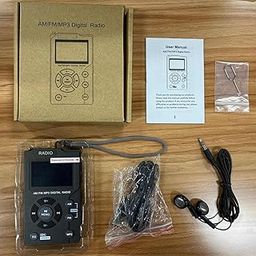 The Style Sutra AM/FM Radio with Headphones Walkman Radio Pocket Radio for Hiking Travel Gym Gray-8
