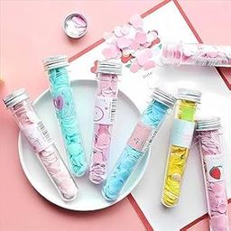 Traveling Paper Soap,|6 pcs| Friendly Disposable Soap Flakes | Scented Mini Handwash Strips | Tube Bottle with Flower Design | Pocket Size Hygiene for Travel, Office, Camping.-image-54