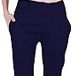Women's Cotton Blend Casual Trouser (Pack of 1)-picture-4