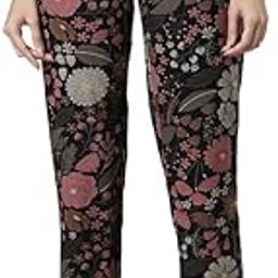 Women'S Black Viscose Printed Lounge Pants-7