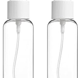 Set of 2 Transparent Spray Bottles – 100ml Empty Refillable Plastic Mist Bottles for Cleaning, Perfume, Sanitizer, Face Toner, Essential Oils – Leak Proof Spray Bottle for Travel & Daily Use-image-38