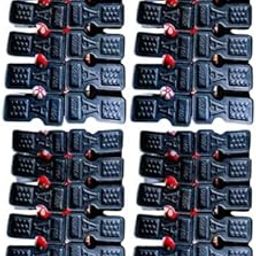 7B48 Reusable Black Cloth Clip(Pack of 48pcs) Heavy Quality,Will not Rust Cloth Clips for Cloth Drying,Pegs for Hanger,Ropes,Per piece-L-52mm,W-27mm,It Must be Your Choice-19