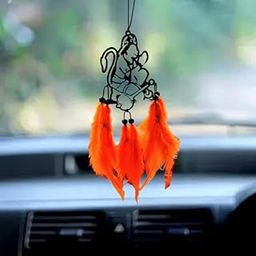 Feather Dream Catcher, Dream Catcher for car, Car Mirror Hanging Accessories Interior, Hanuman JI Hanging Ornaments for car Car Decoration Accessories.-image-50