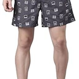 All Over Print Cotton Regular Fit Boxers Innerwear, Underwear for Men - S (Pack of 1)-picture-3