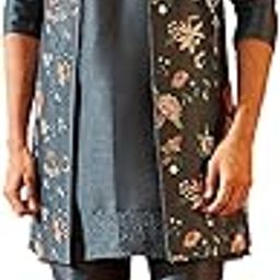 Men's Silk Blend Jacket, Kurta And Pyjama Set, Silk Blend Embroidered Nehru Jacket, Kurta And Pyjama SetFor Men, Traditional Indian Festive & Ethnic Wear-image-20