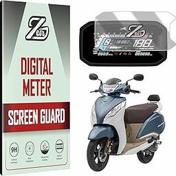 ZEIR Screen Protector For TVS JUPITER 125 - DT SXC | NEW Digital Display - 9H Scratch Guard Compatible With TvsBike | Anti Finerprint - Water Resistant | Instrument Console Cover Accessory 2025 [Not Tempered Glass]-8