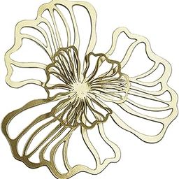 ARTISOUL® Metal Flower Wall Decor Floral Wall Hanging Decor for Hotel Bathroom Kitchen Golden Large | Home Decor | Figurines-image-42