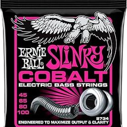 Ernie Ball 2734 Super Slinky Cobalt Bass Guitar Strings Set-image-37