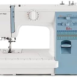 Stitch Magic Computerised Sewing Machine, 18 Built-in Stitches, White and Blue-image-74