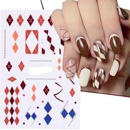 Havilah French Style Manicure Sticker Pop Stripe Line Nail Sticker Model 9-image-71
