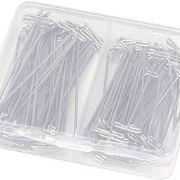 Lr Decor Bazaar G5100 Pieces Mixed Sizes Steel Wig T-Pins with Plastic Stroage Box 54mm & 45mm Crafts | Sewing | Hand Sewing Needles & Accs | Hand Sewing Needles-image-2