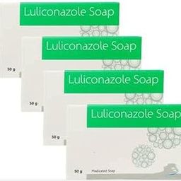 Khushi Agenciec Luliconazole Soap for anti fungal and skin Problems 50 Gm Each Pack of 4 (200gm)-image-25