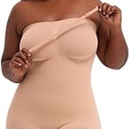 Women Strapless Full Body Shaper | Butt-Lifting Design | Tummy Control | Anti-Slip Grip for Secure Fit | Invisible Under Clothing-picture-17