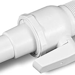 Pool Shut-Off Valve, 6.1x3.4 Inch Swimming Pool Valve Ball Valve Ball Valve for Pool Plumbing Maximum 50 Psi Pressure Rating Compatible with Hayward Pool Filter PN.SP0729 (White)-10