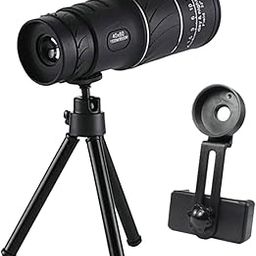 POPETPOP Monocular Telescope Smartphone Holder and Tripod for Bird Watching Hunting Camping and Hiking Lightweight Compact Design for Outdoor Adventures-image-83