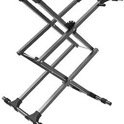 Chetty Adjustable Portable Keyboard Stand Foldable Sturdy Lightweight Height Adjustable Universal Durable AntiSlip Stand for 61-Key 88-Key Piano Studio, and Performances TT15-14