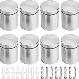 Standoff 8Pcs M38*50mm Stainless Steel Glass Standoff Handware Wall Standoff Holder Screw Mounting Advertising Fixing Nails for Acrylic Glass PVC Glass Panel-image-21