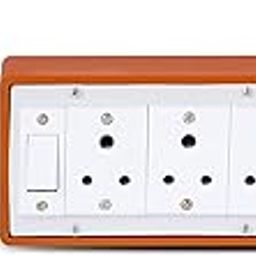 Extension Board Heavy Duty Cable 20 Meter Wire with Six-Socket Power Strip with One Switch, One Indicator, and Three-Pin Plug (Set of 1)-6
