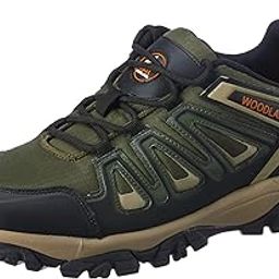 Men's Olive MESH PU Casual Shoes-9 UK (43EURO) (GC 4766022HS)-picture-8