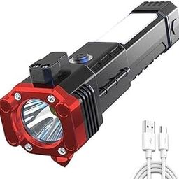 TUPERMAR Torch Light for Home Garden Farm Torch Light high Power Long Distance Torch Light Battery Ultra Bright LED Flashlight with Adjustable Focus Flash Light Led Torch-22