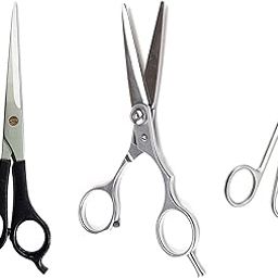 Tifurko New Combo of 3 Salon Barber Hair Cutting Scissors, Stainless Steel Scissor, Hairdressing Styling Tool Including Beard Care, Easy to Use and Comfortable Grip, Sharp Edge.-9