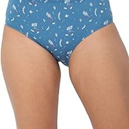 Classic Dark Printed Panty for Women Mid Waist, Medium Coverage Hipster|Briefs Panty Set for Women Daily Use with Inner Elastic Pack of 3-picture-25