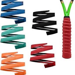 Proberos® 5 Rolls Tennis Racket Grip Anti Slip Perforated Super Absorbent Badminton Racquet Overgrip Tape,Sweat Absorption Badminton Racquet Replacement Cushion Grip-picture-19
