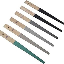Luxuro Half-Round Sanding Sticks,Set Of 6 Pcs In 6 Grits Overall Length: 9-1/4"-picture-5