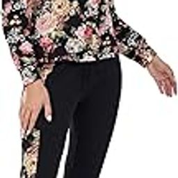 Lycra Blended Digital Printed Tracksuit Co-ord Sets for Women_Multicolor_TS_MULTI_FLOWER1-picture-0